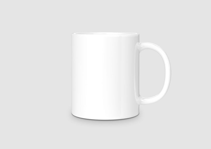 Classic Ceramic Mug — Premium White Coffee Mug — Mercury Interior
