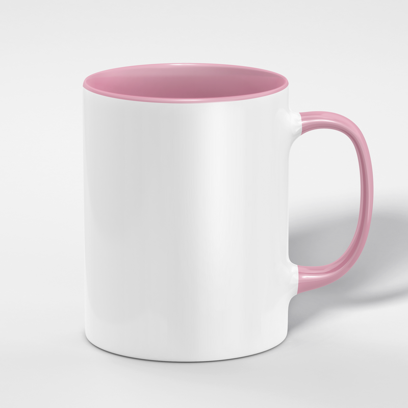 Color Inside Ceramic Mug — 11oz Accent Mug — Mercury Interior