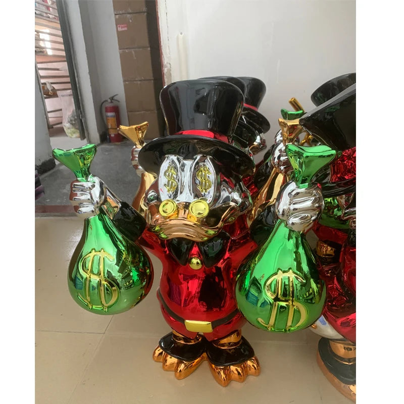 Hot Sale RED CHROME Just A Billionaire Duck