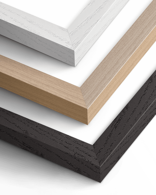 Premium Wooden Framed Poster — Semi-Glossy Paper Fine Art Print — Mercury Interior