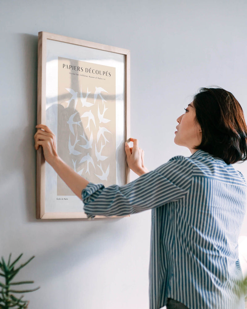 Premium Wooden Framed Poster — Semi-Glossy Paper Fine Art Print — Mercury Interior