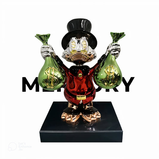 Hot Sale RED CHROME Just A Billionaire Duck