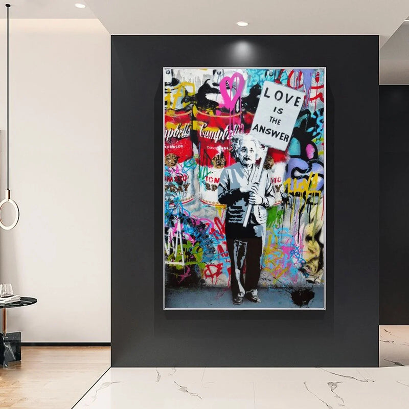 Love is the Answer – Museum-Grade Canvas Wall Art | Mercury Interior
