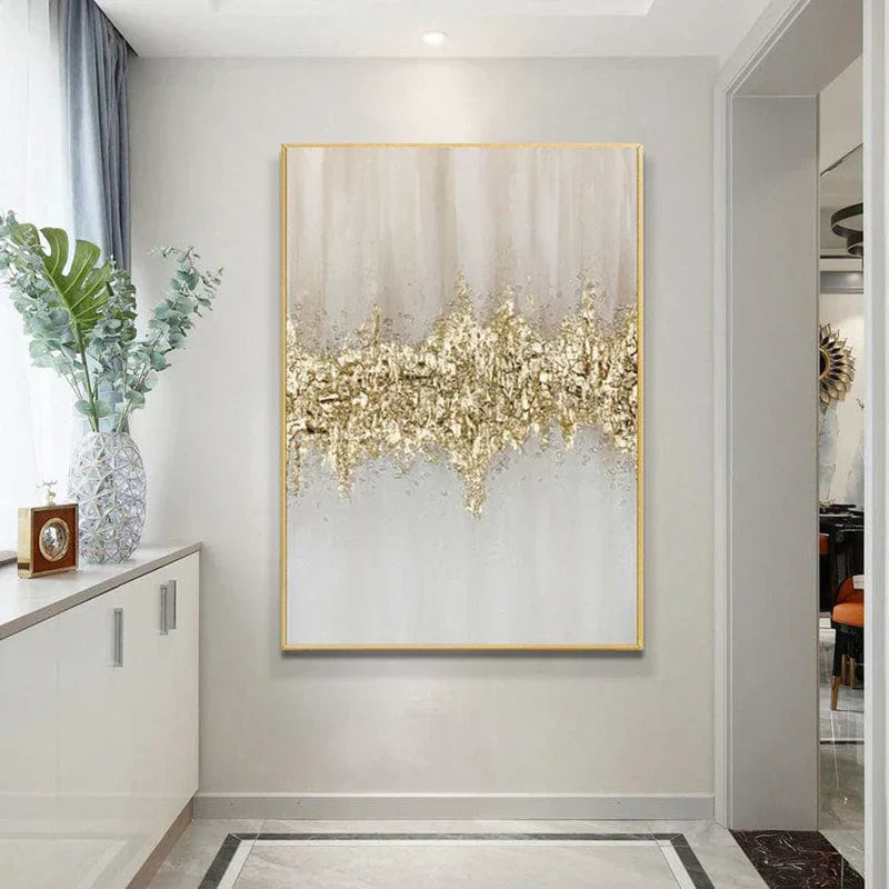 Golden Shine Art – Museum-Grade Canvas Wall Art | Mercury Interior