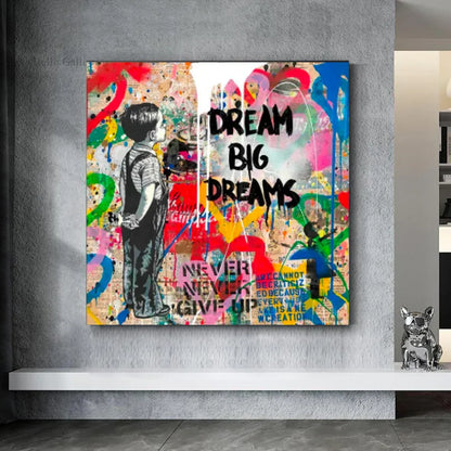 Dream Big Dreams Wall Art – Museum-Grade Canvas Wall Art | Mercury Interior