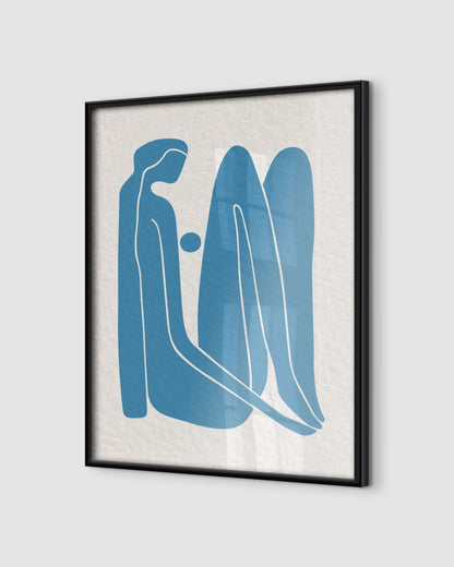 Premium Wooden Framed Poster — Museum-Quality Matte Paper Art Print — Mercury Interior