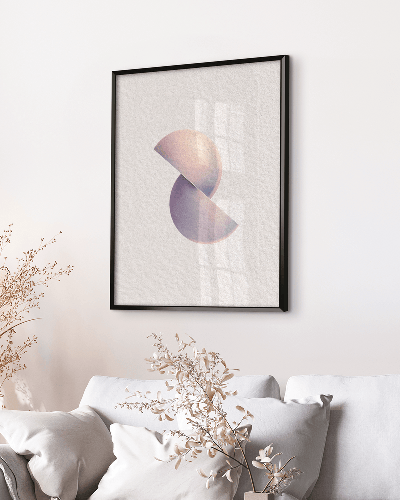 Museum-Quality Metal Framed Poster — Matte Paper Fine Art Print — Mercury Interior