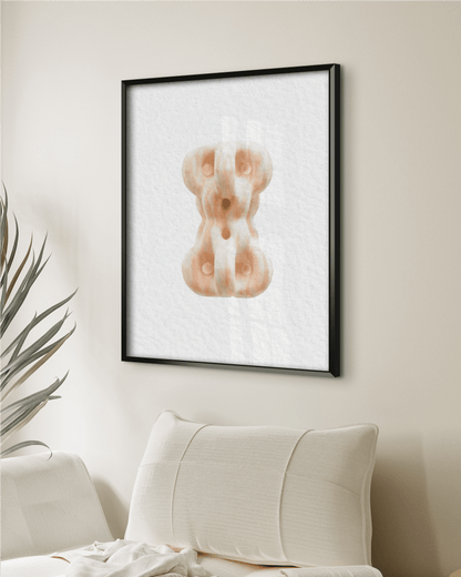 Premium Metal Framed Poster — Matte Paper Art Print Wall Decor — Mercury Interior