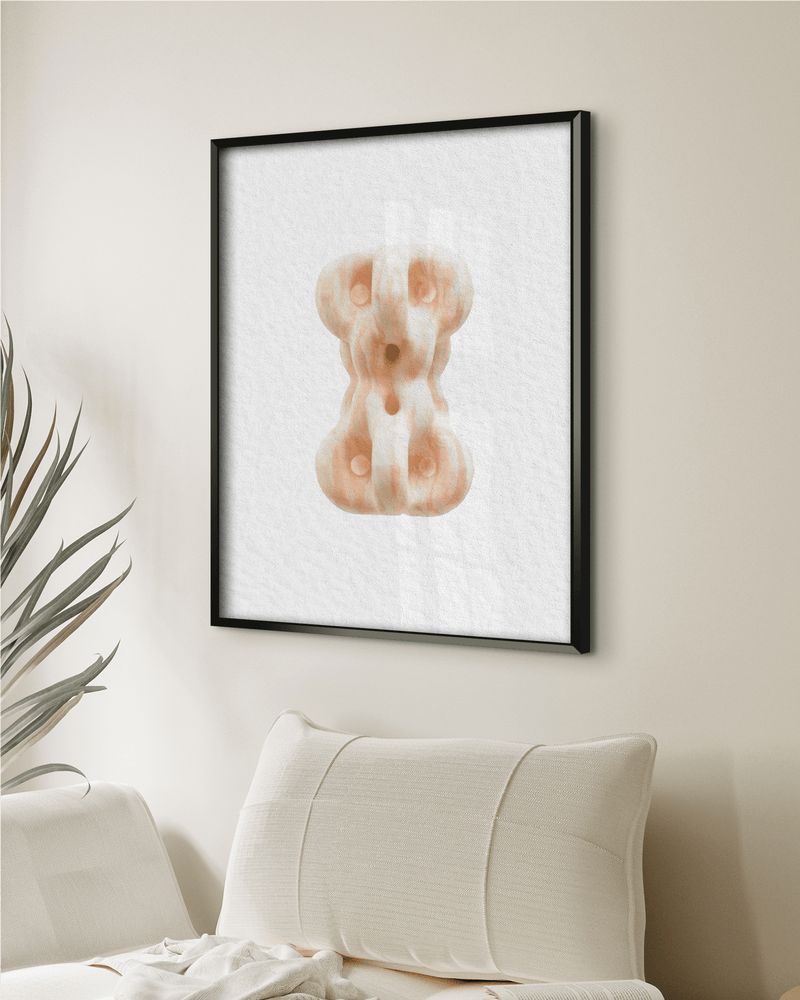 Premium Metal Framed Poster — Matte Paper Art Print Wall Decor — Mercury Interior
