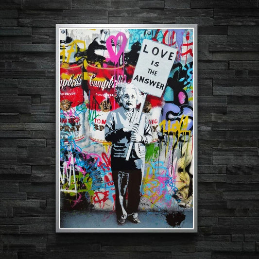 Love is the Answer – Museum-Grade Canvas Wall Art | Mercury Interior