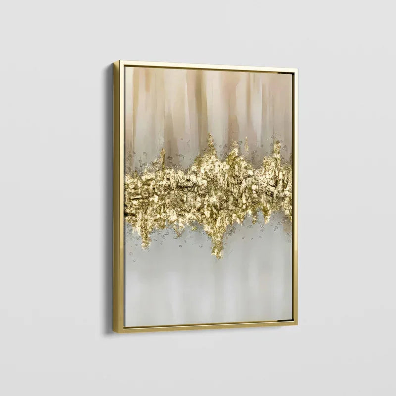 Golden Shine Art – Museum-Grade Canvas Wall Art | Mercury Interior