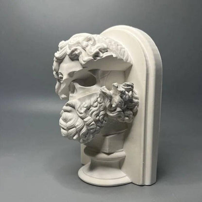 Mythical King Statue – Museum-Grade Canvas Wall Art | Mercury Interior