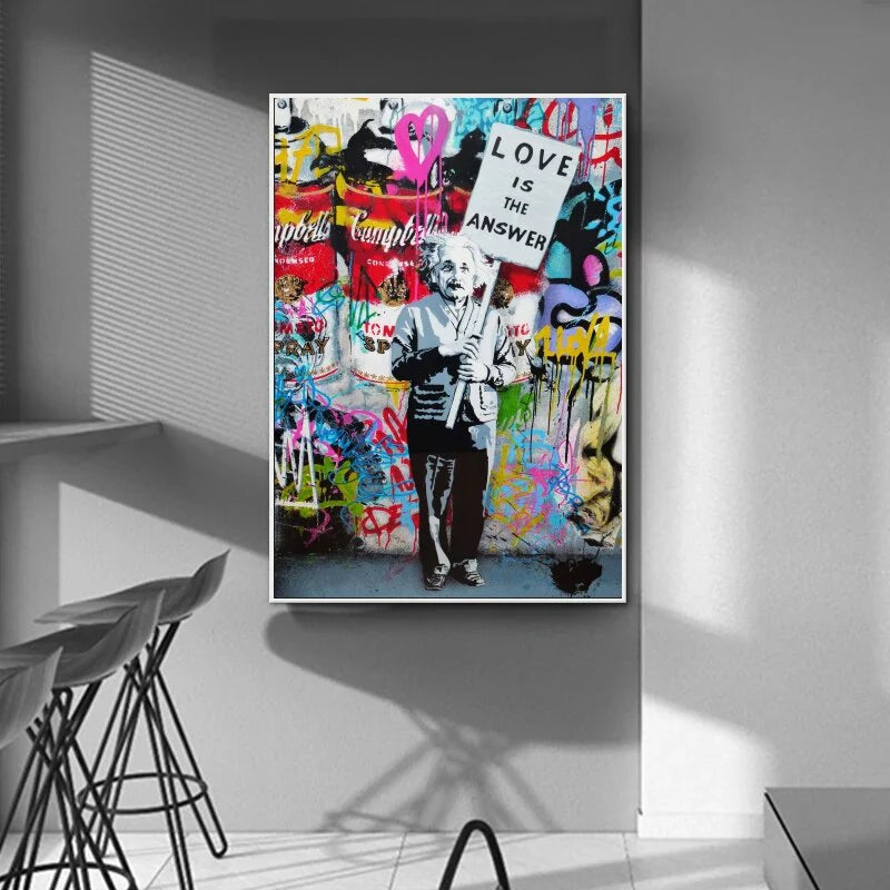 Love is the Answer – Museum-Grade Canvas Wall Art | Mercury Interior