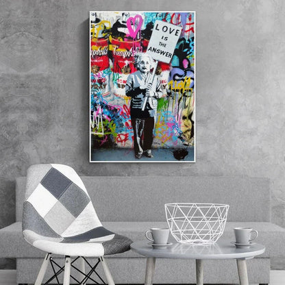 Love is the Answer – Museum-Grade Canvas Wall Art | Mercury Interior