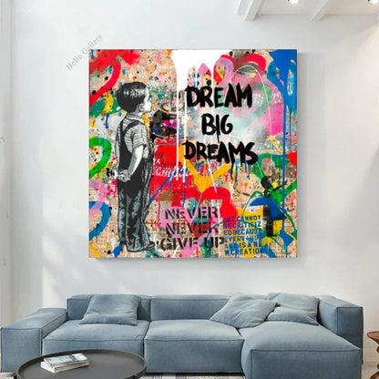 Dream Big Dreams Wall Art – Museum-Grade Canvas Wall Art | Mercury Interior