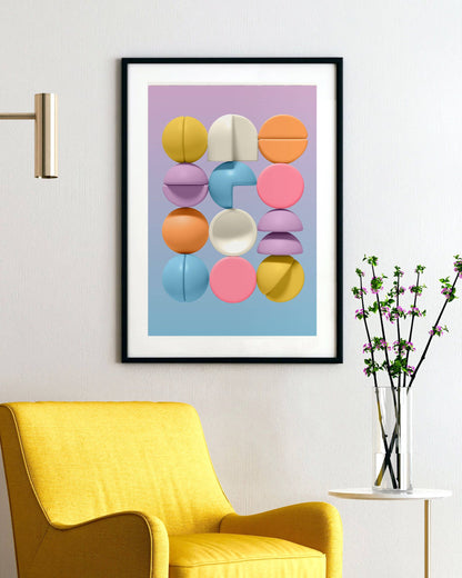 Classic Metal Framed Poster — Semi-Glossy Paper Art Print — Mercury Interior