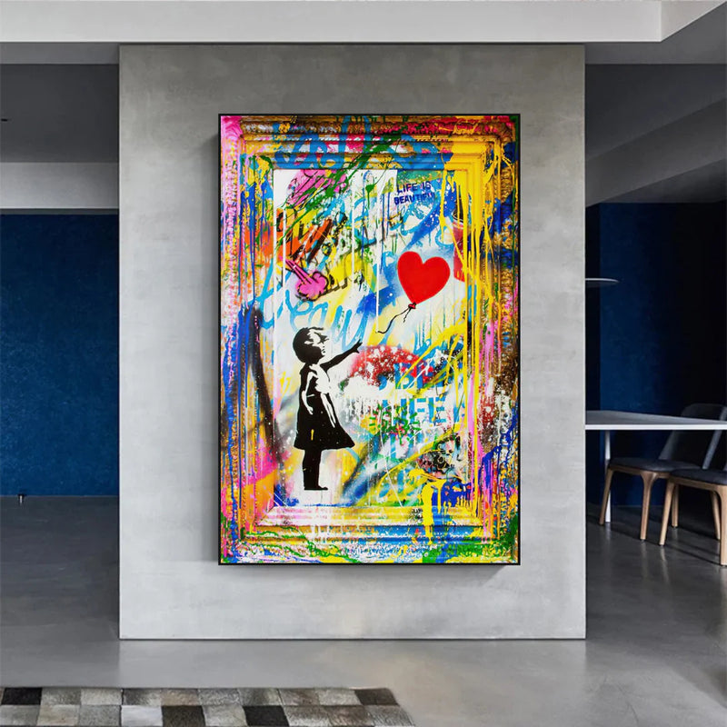 Life is Beautiful Poster – Modern Canvas Art | Mercury Interior