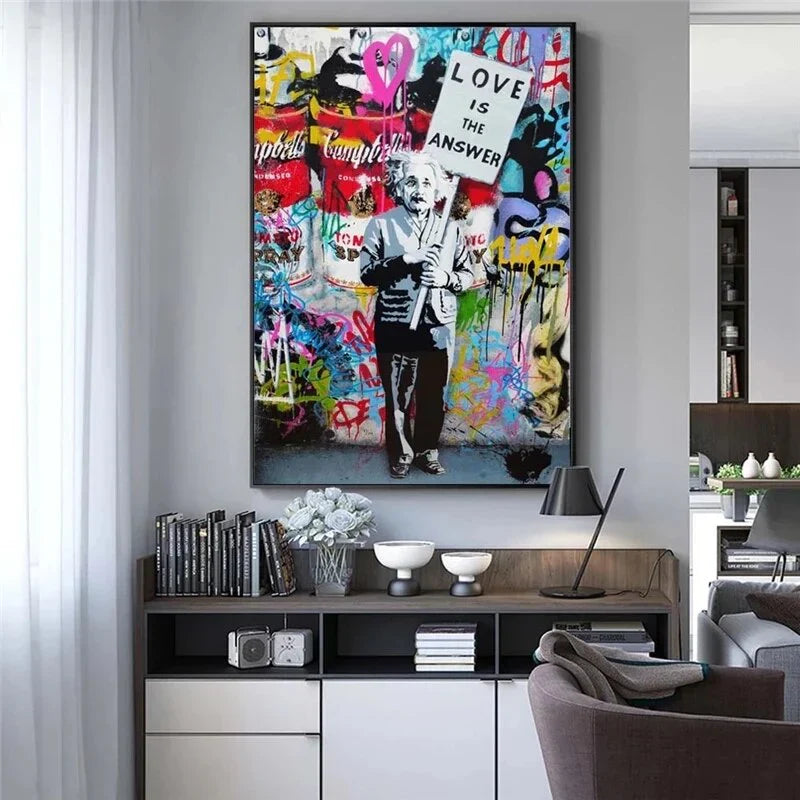 Love is the Answer – Museum-Grade Canvas Wall Art | Mercury Interior