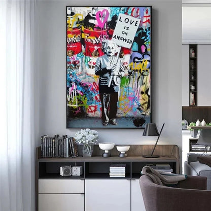 Love is the Answer – Museum-Grade Canvas Wall Art | Mercury Interior