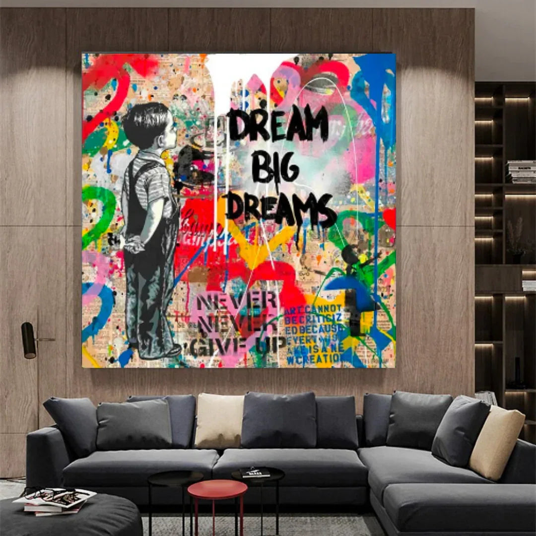 Dream Big Dreams Wall Art – Museum-Grade Canvas Wall Art | Mercury Interior