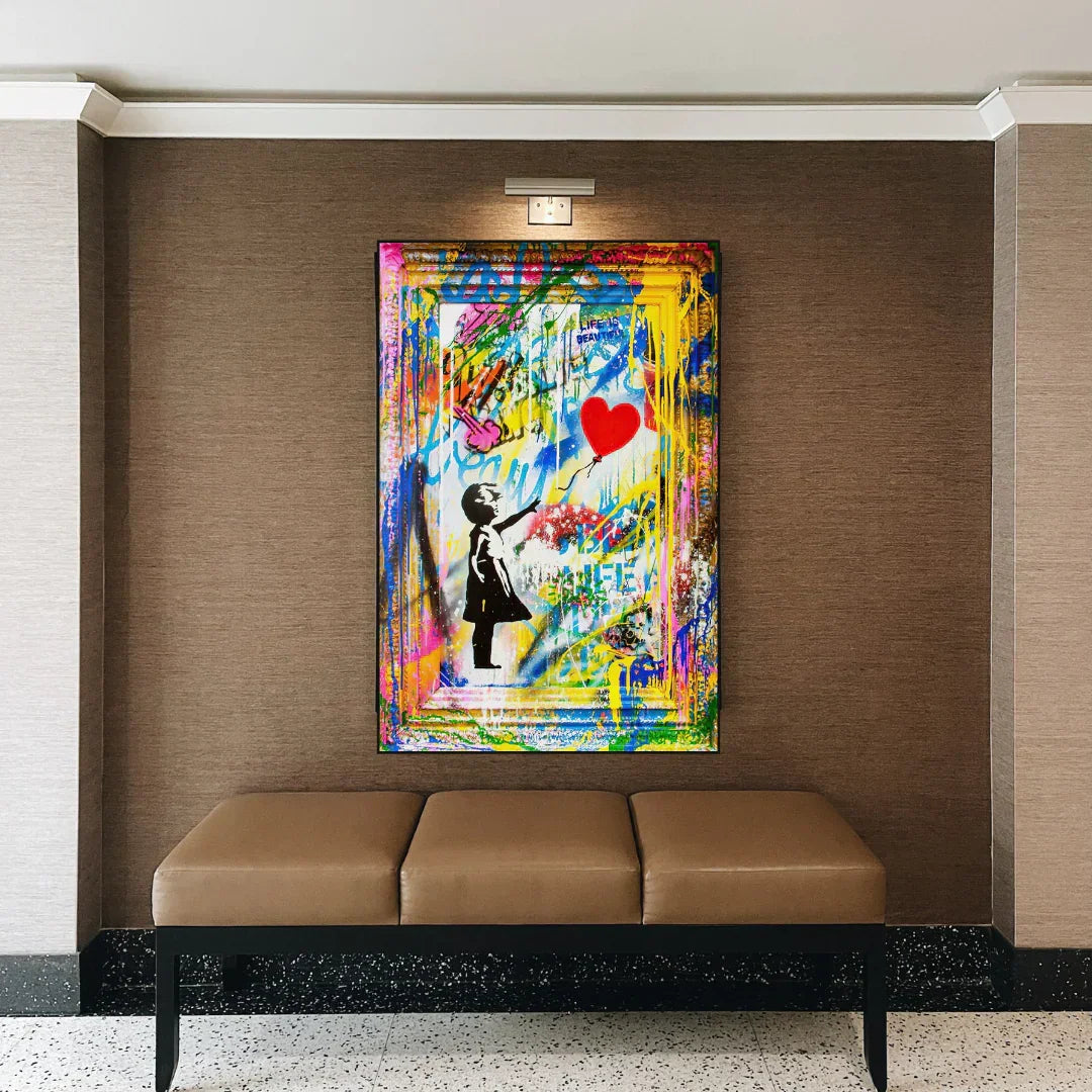 Life is Beautiful Poster – Modern Canvas Art | Mercury Interior