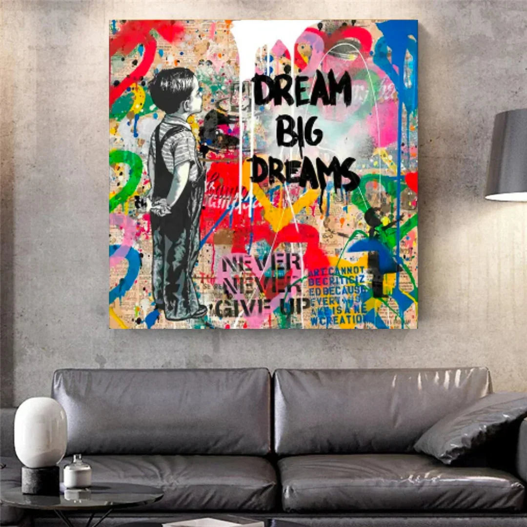 Dream Big Dreams Wall Art – Museum-Grade Canvas Wall Art | Mercury Interior