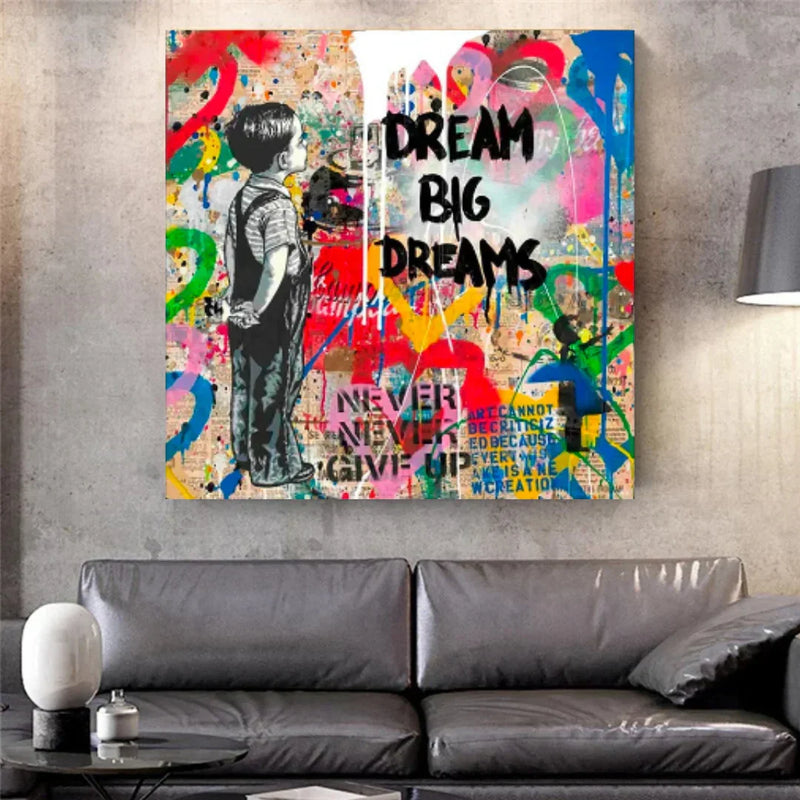 Dream Big Dreams Wall Art – Museum-Grade Canvas Wall Art | Mercury Interior