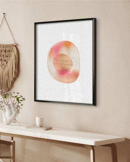 Classic Metal Framed Poster — Matte Paper Wall Art Print — Mercury Interior