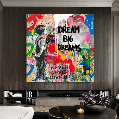 Dream Big Dreams Wall Art – Museum-Grade Canvas Wall Art | Mercury Interior
