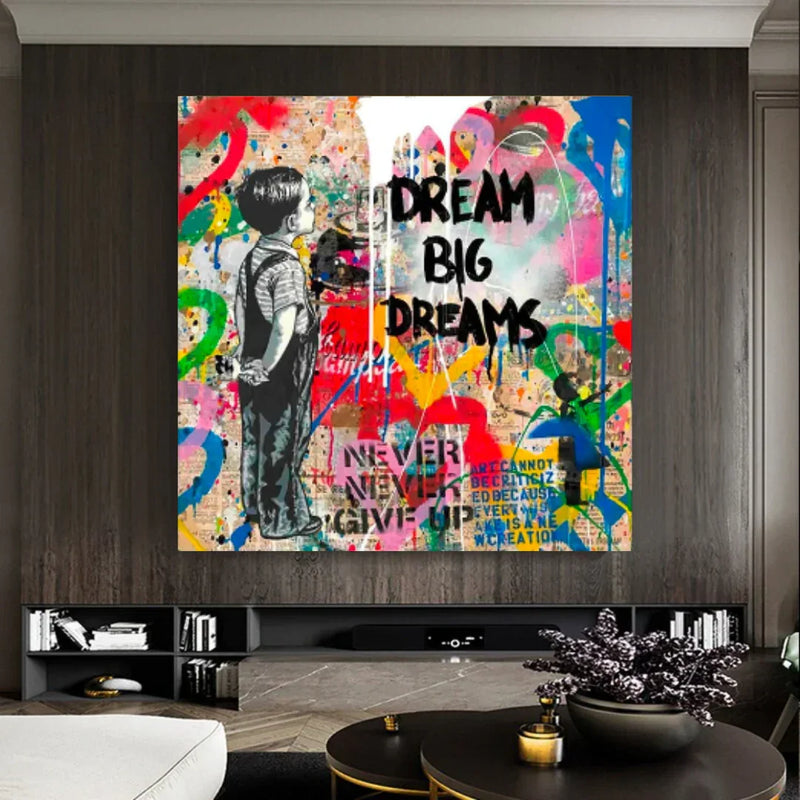 Dream Big Dreams Wall Art – Museum-Grade Canvas Wall Art | Mercury Interior