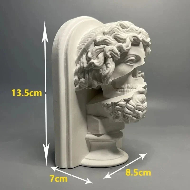 Mythical King Statue – Museum-Grade Canvas Wall Art | Mercury Interior