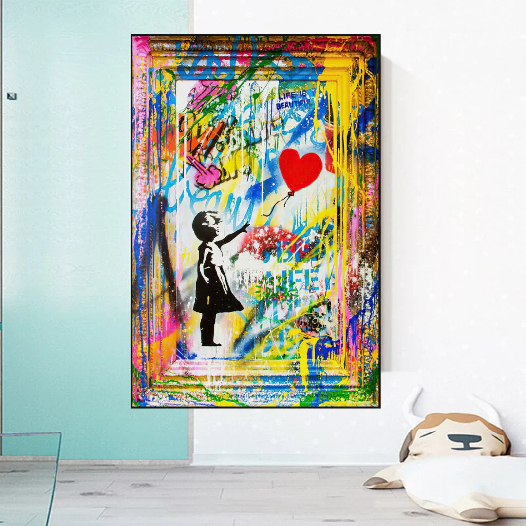 Life is Beautiful Poster – Modern Canvas Art | Mercury Interior