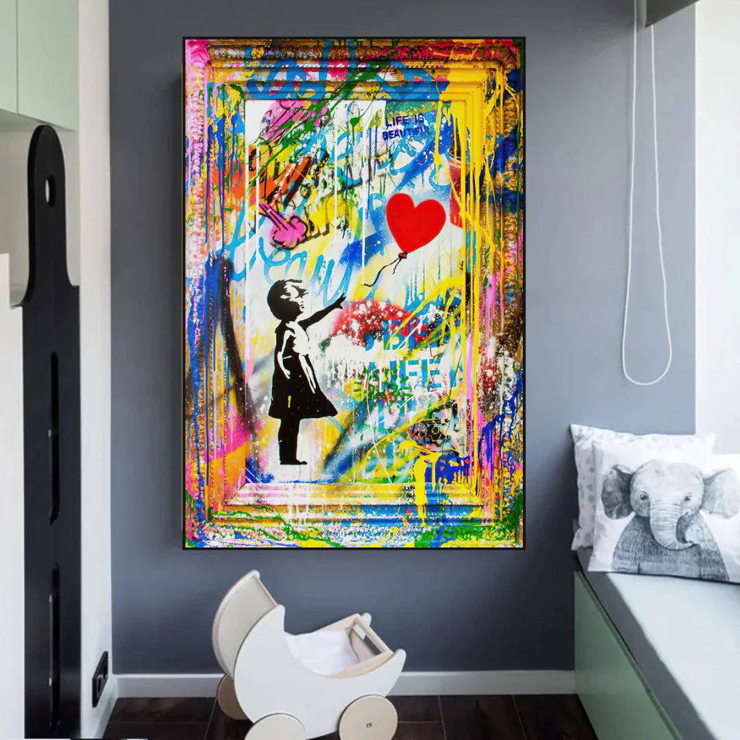 Life is Beautiful Poster – Modern Canvas Art | Mercury Interior
