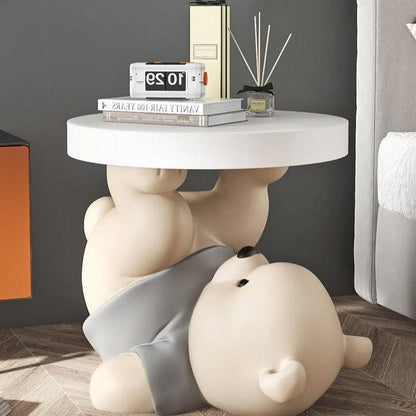 Vigorous Bear Statue Side Table Ornament – Museum-Grade Artwork | Mercury Interior
