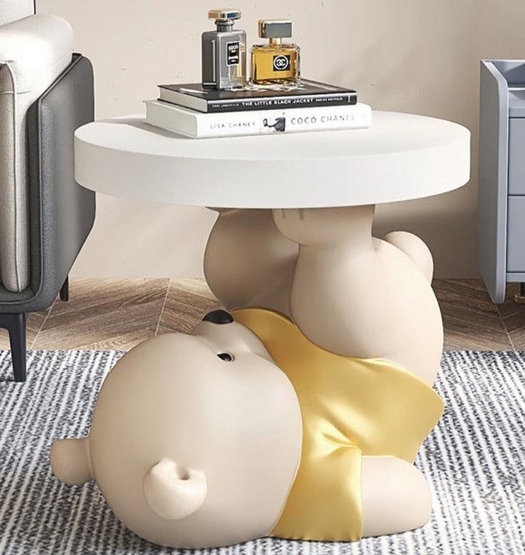 Vigorous Bear Statue Side Table Ornament – Museum-Grade Artwork | Mercury Interior