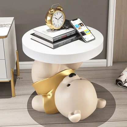 Vigorous Bear Statue Side Table Ornament – Museum-Grade Artwork | Mercury Interior