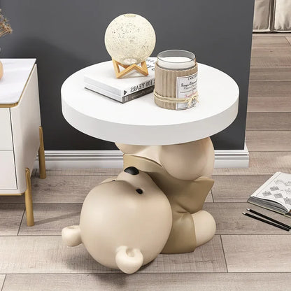 Vigorous Bear Statue Side Table Ornament – Museum-Grade Artwork | Mercury Interior