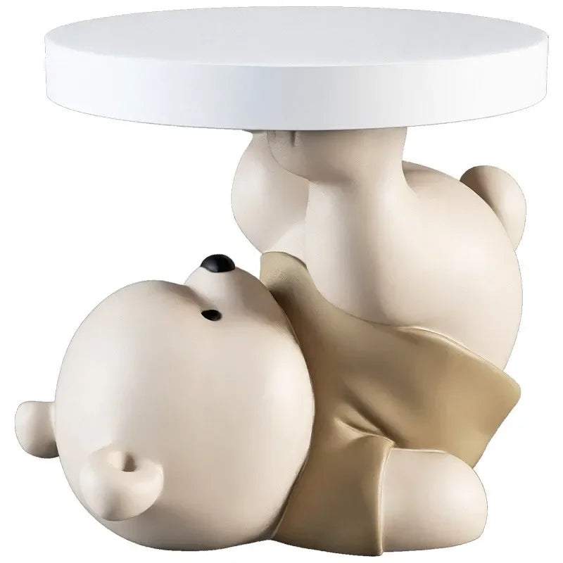 Vigorous Bear Statue Side Table Ornament – Museum-Grade Artwork | Mercury Interior