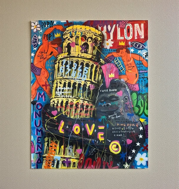Graffiti King Kong Canvas Art – Museum-Grade Canvas Wall Art | Mercury Interior