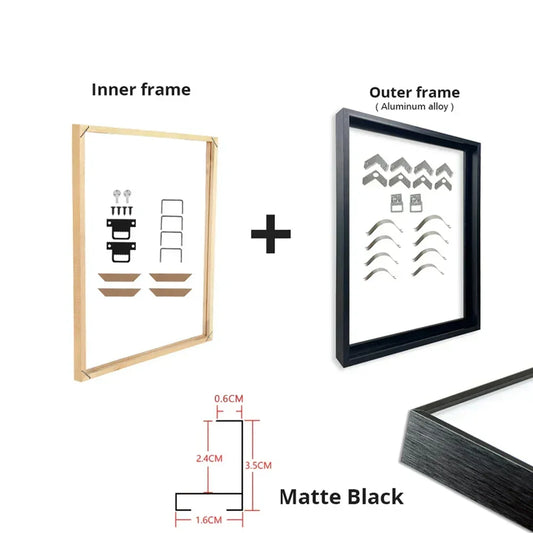 DIY Frame Aluminum – Museum-Grade Canvas Wall Art | Mercury Interior
