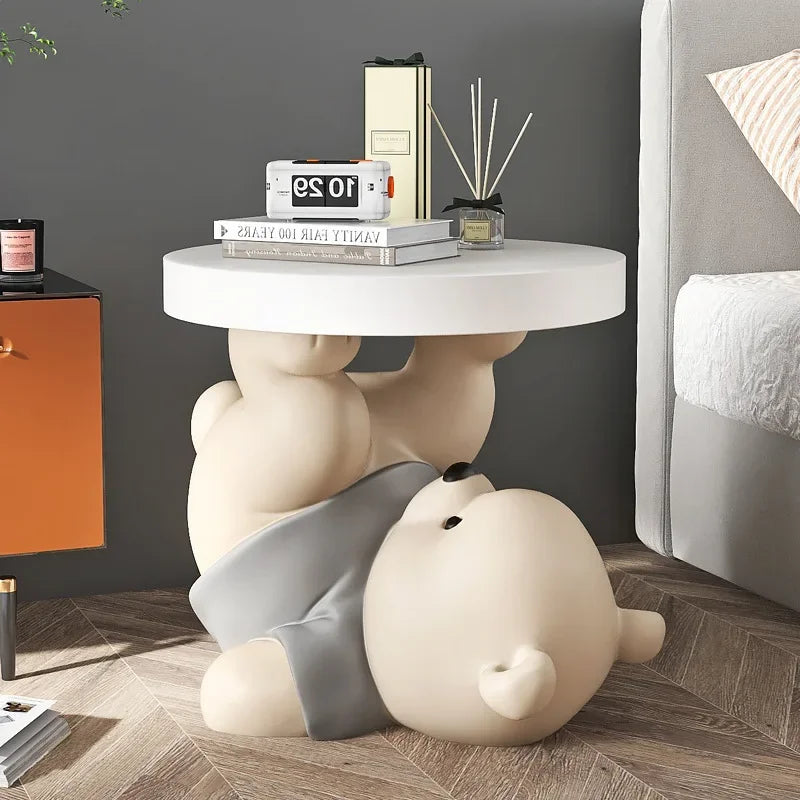 Vigorous Bear Statue Side Table Ornament – Museum-Grade Artwork | Mercury Interior