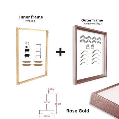 DIY Frame Aluminum – Museum-Grade Canvas Wall Art | Mercury Interior