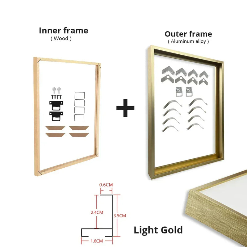 DIY Frame Aluminum – Museum-Grade Canvas Wall Art | Mercury Interior