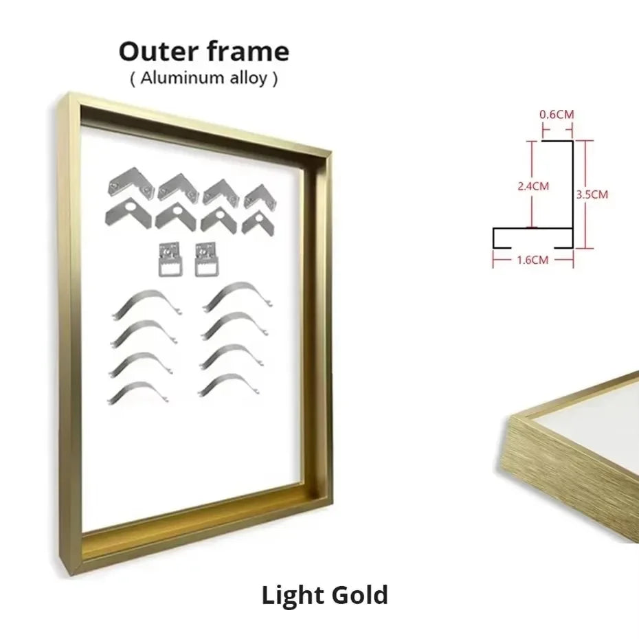 DIY Frame Aluminum – Museum-Grade Canvas Wall Art | Mercury Interior