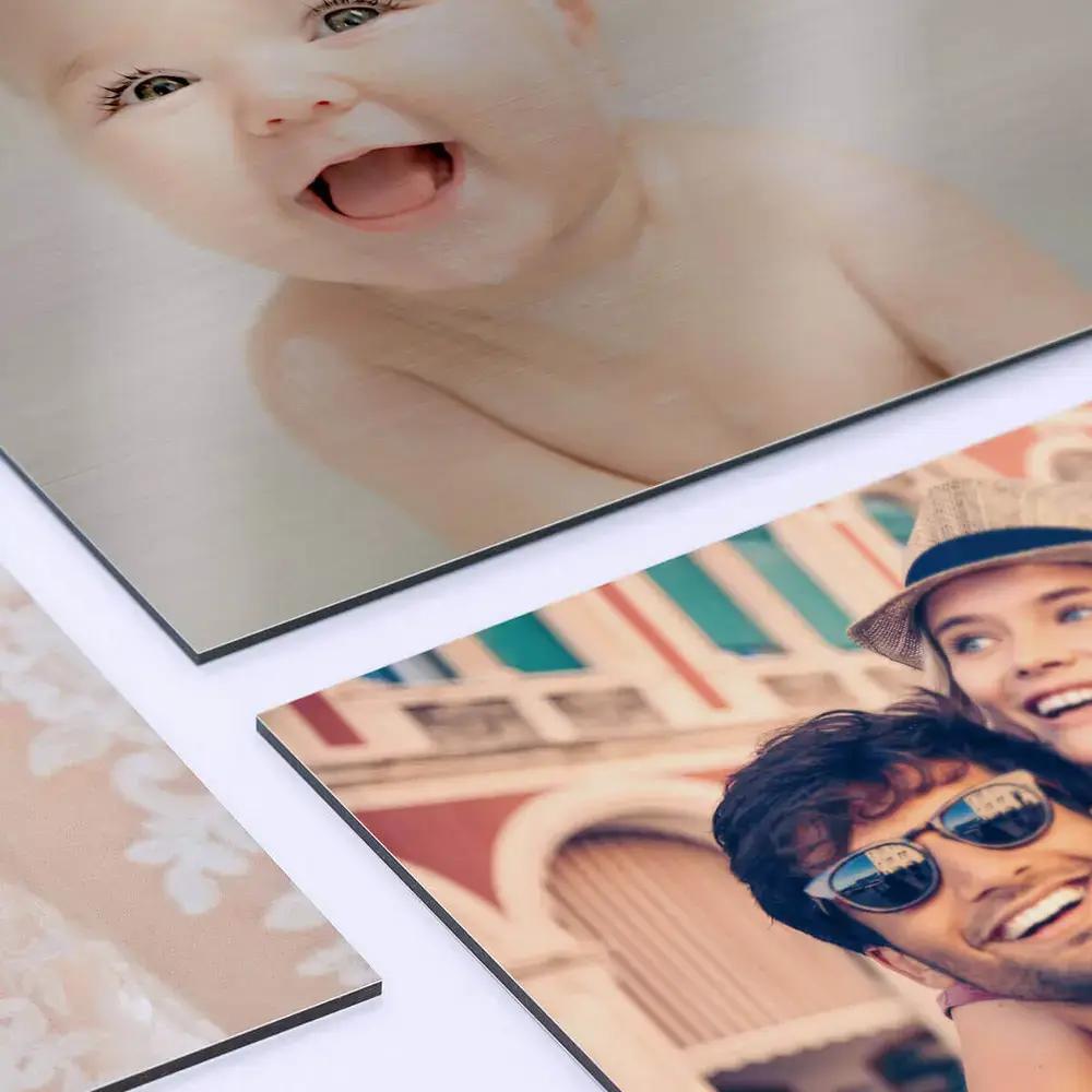 Brushed Aluminum Print - square preview