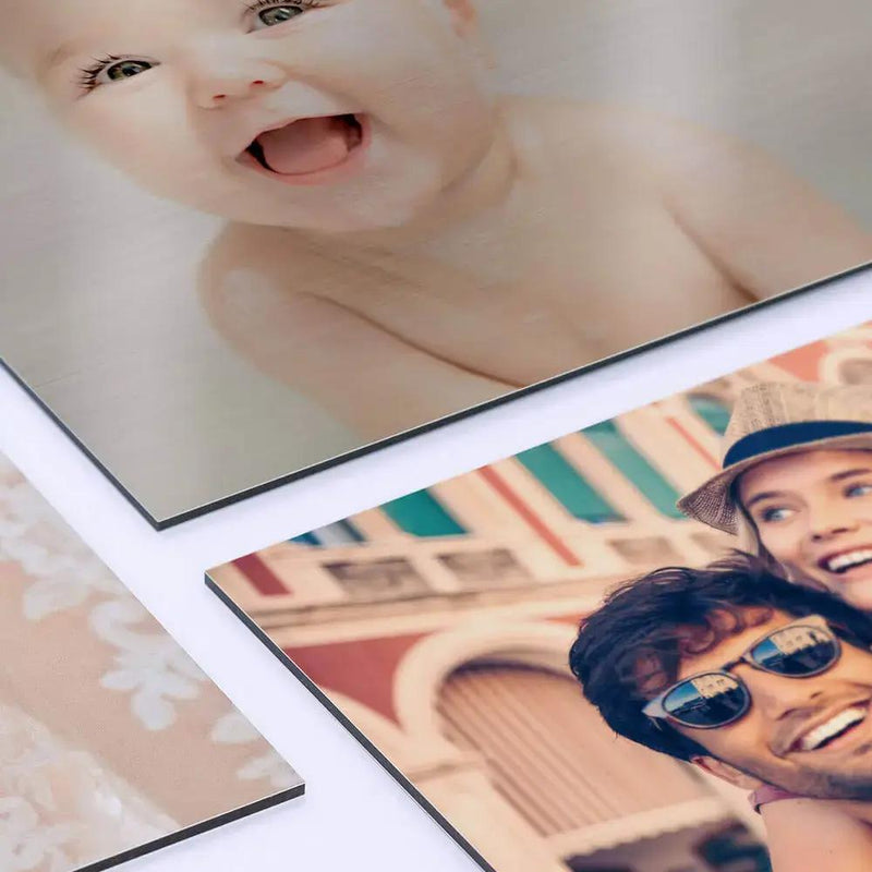 Brushed Aluminum Print - square preview