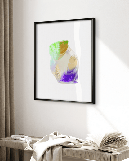 Classic Metal Framed Poster — Semi-Glossy Paper Art Print — Mercury Interior