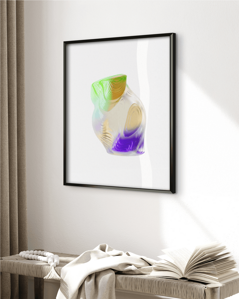 Classic Metal Framed Poster — Semi-Glossy Paper Art Print — Mercury Interior
