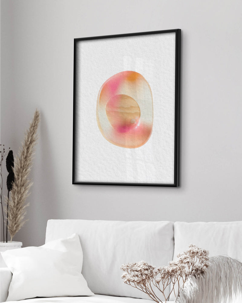 Classic Wooden Framed Poster — Matte Paper Art Print Wall Decor — Mercury Interior