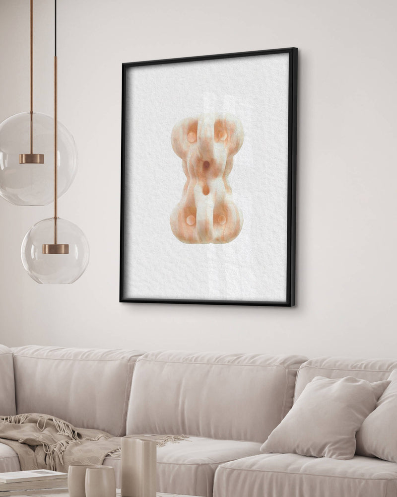 Premium Wooden Framed Poster — Matte Paper Art Print Wall Art — Mercury Interior